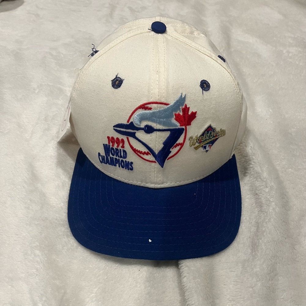 DEADSTOCK Vintage 1992 Toronto Blue Jays World Champions World Series SnapBack